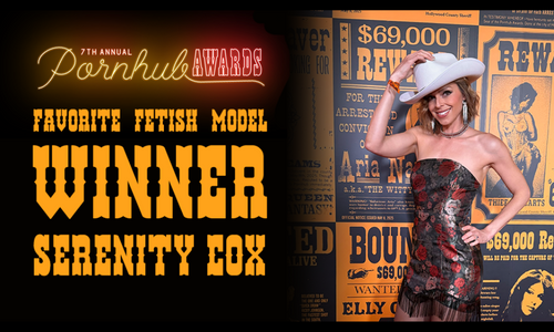 Serenity Cox Wins Favorite Fetish Model at 2025 Pornhub Awards