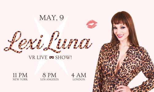 Lexi Luna Hosts VR Livestream Tonight on DreamCam
