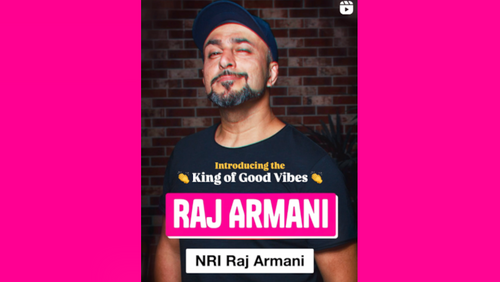 Raj Armani Receives Spotlight on Leading Biz Platform in India