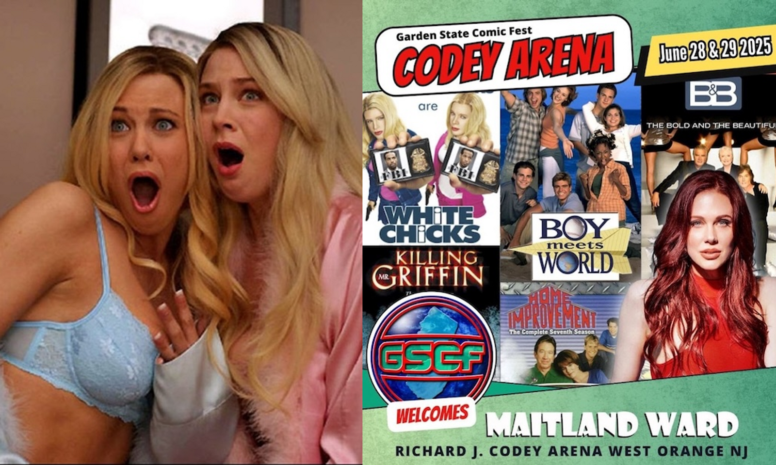 Maitland Ward, ‘White Chicks’ Co-Star to Reunite at Comic Fest