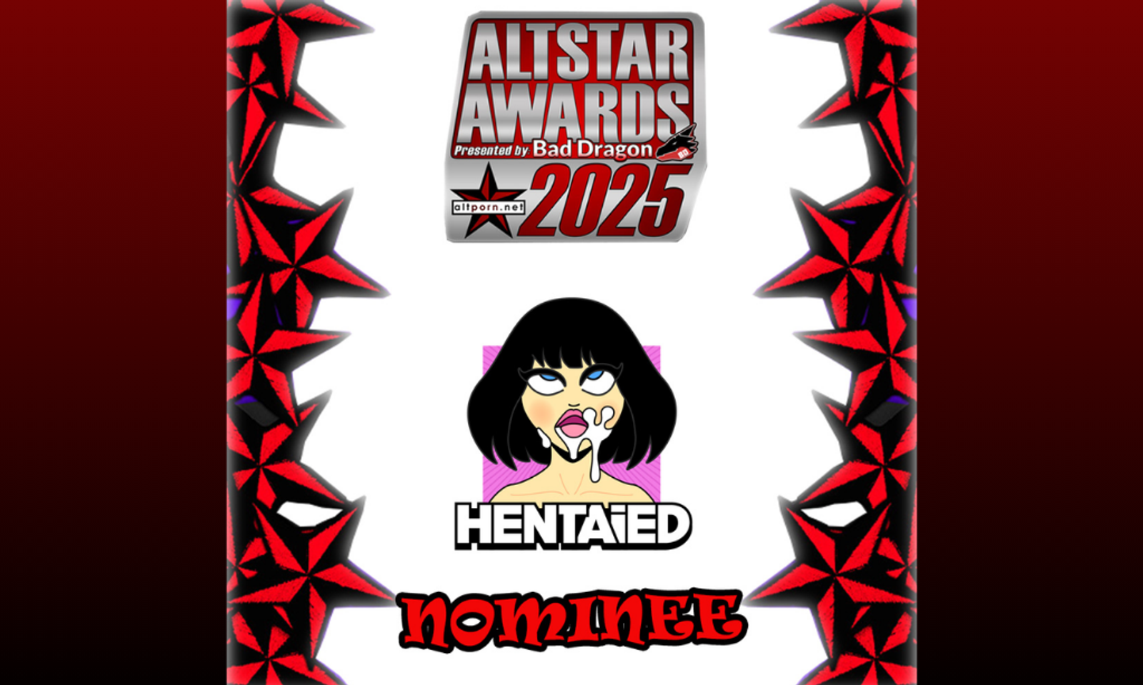 Hentaied Nominated for Best Alt Porn Paysite at AltStar Awards