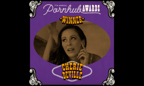 Cherie DeVille Wins 2025 Pornhub Award for Top MILF Performer
