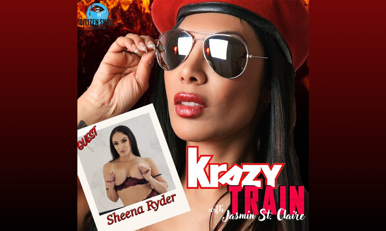 Sheena Ryder Guests on Jasmin St. Claire's 'Krazy Train' Podcast