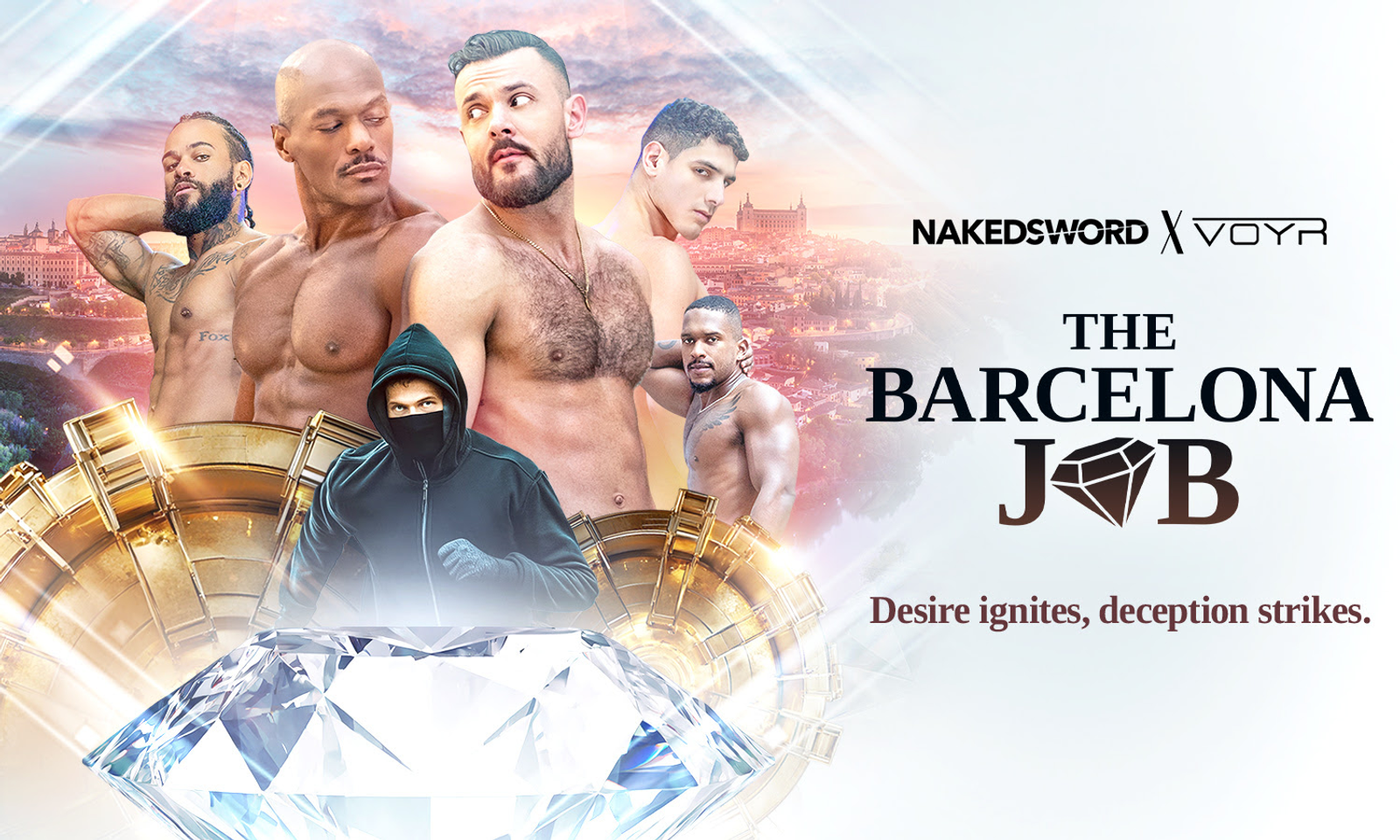 NakedSword X Voyr Release Thriller 'The Barcelona Job'