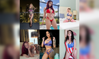Scarlett Venom Joins 6-Girl OnlyFans Live Show, July 2