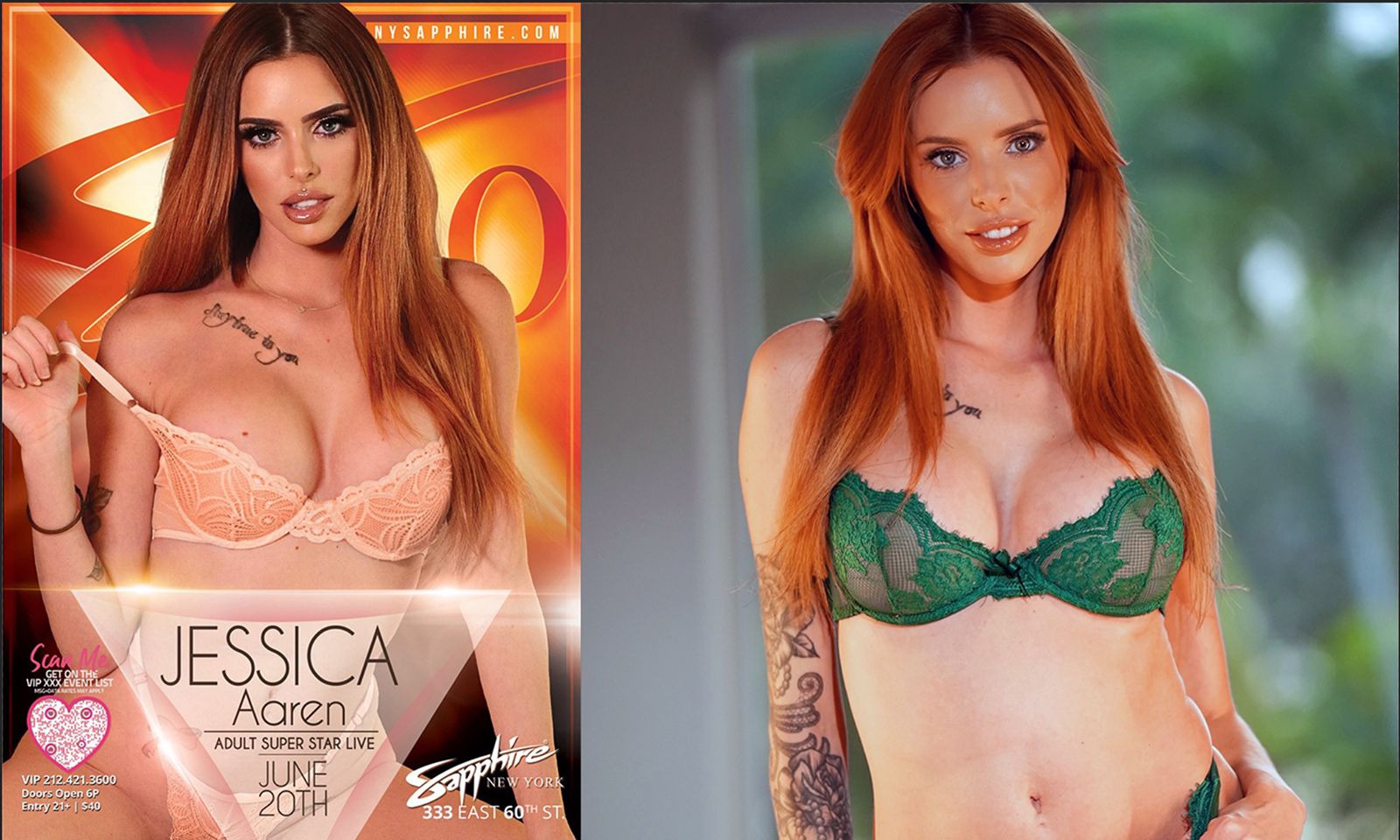 Jessica Aaren Makes Feature Dance Debut at Sapphire 60 Tonight