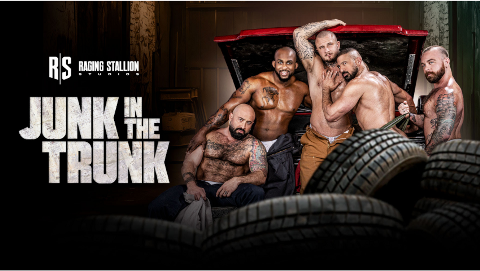 Raging Stallion Premieres 'Junk in the Trunk' With Orgy