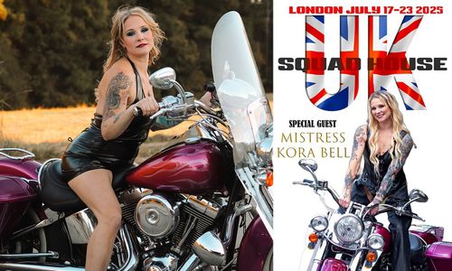 Mistress Kora Bell on Shoot Trip to England