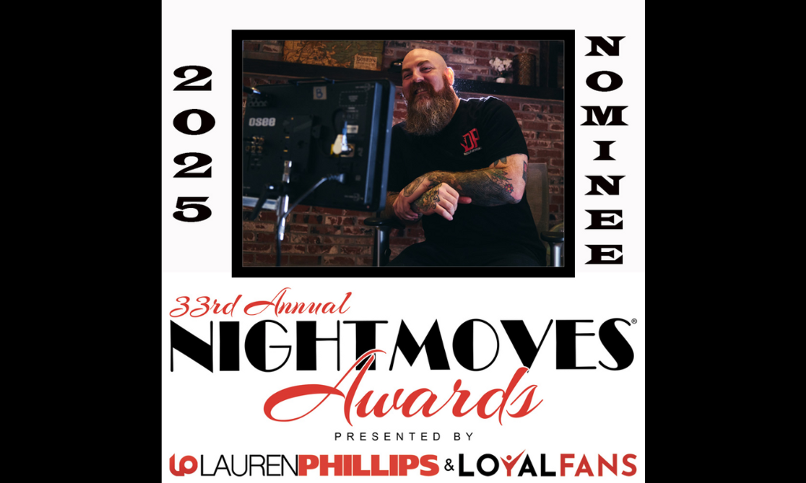 Ricky Greenwood Earns Three Nominations at 2025 NightMoves Awards