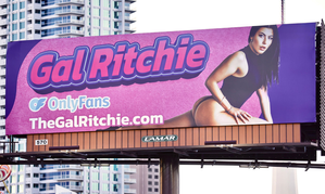 Gal Ritchie Looms Over Las Vegas on New Billboard
