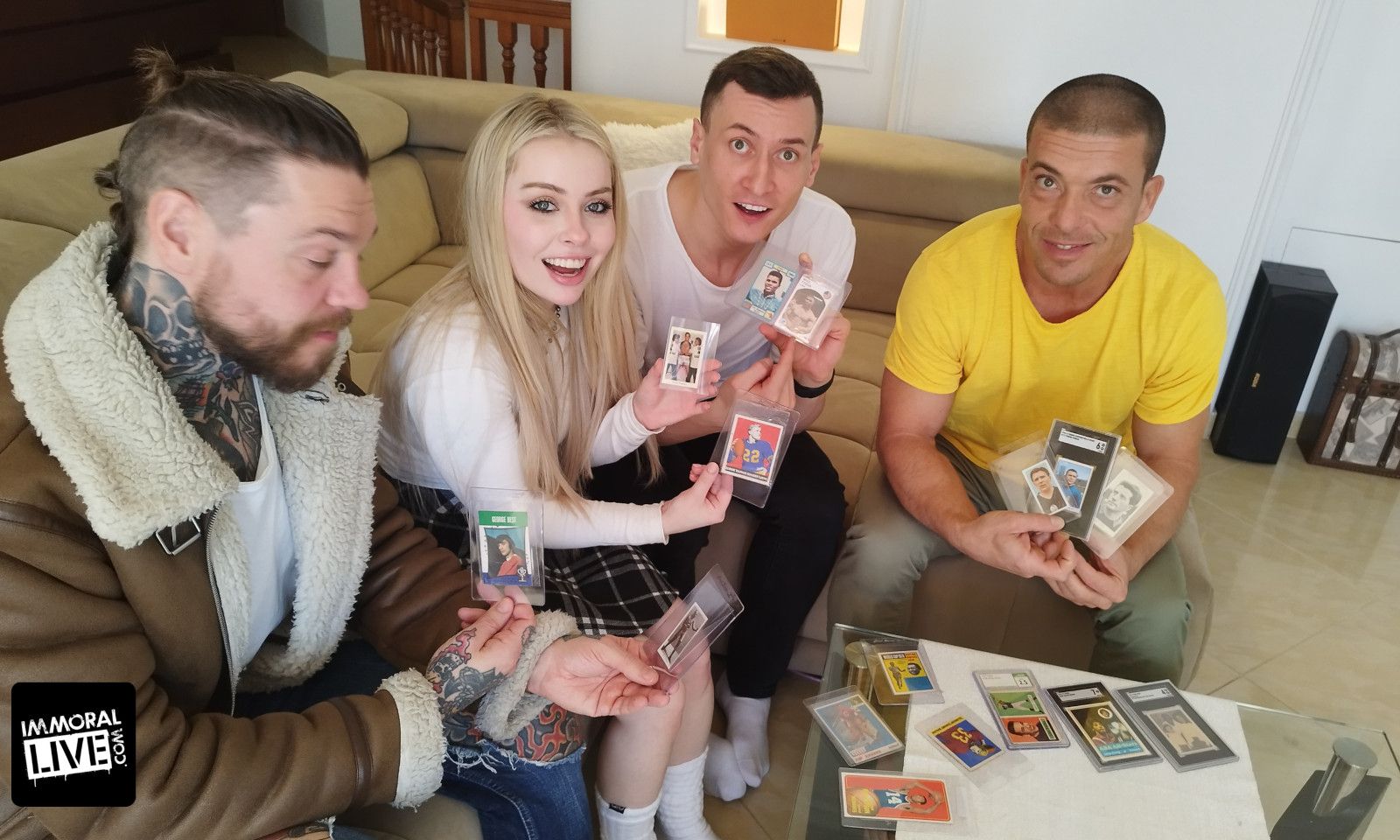 Haley Spades Headlines Gang Bang Scene at Immoral Productions