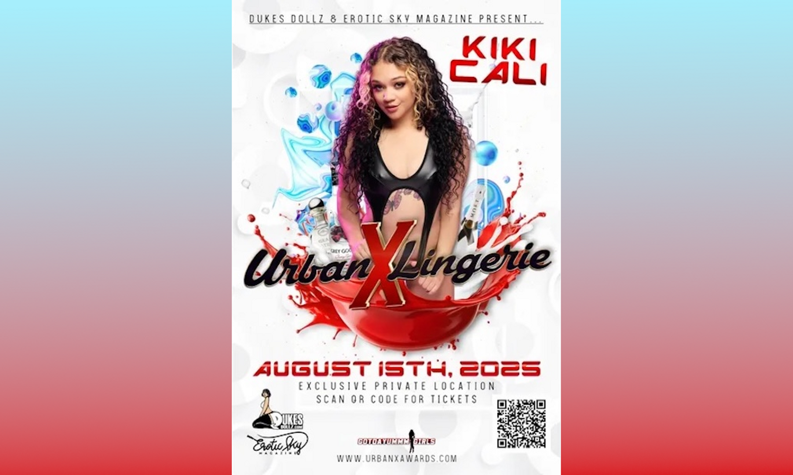 Kiki Cali to Co-Host Urban X Awards Lingerie Party on Friday