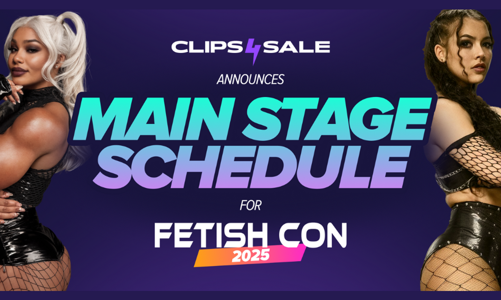 Clips4Sale Announces Main Stage Schedule for Fetish Con 2025