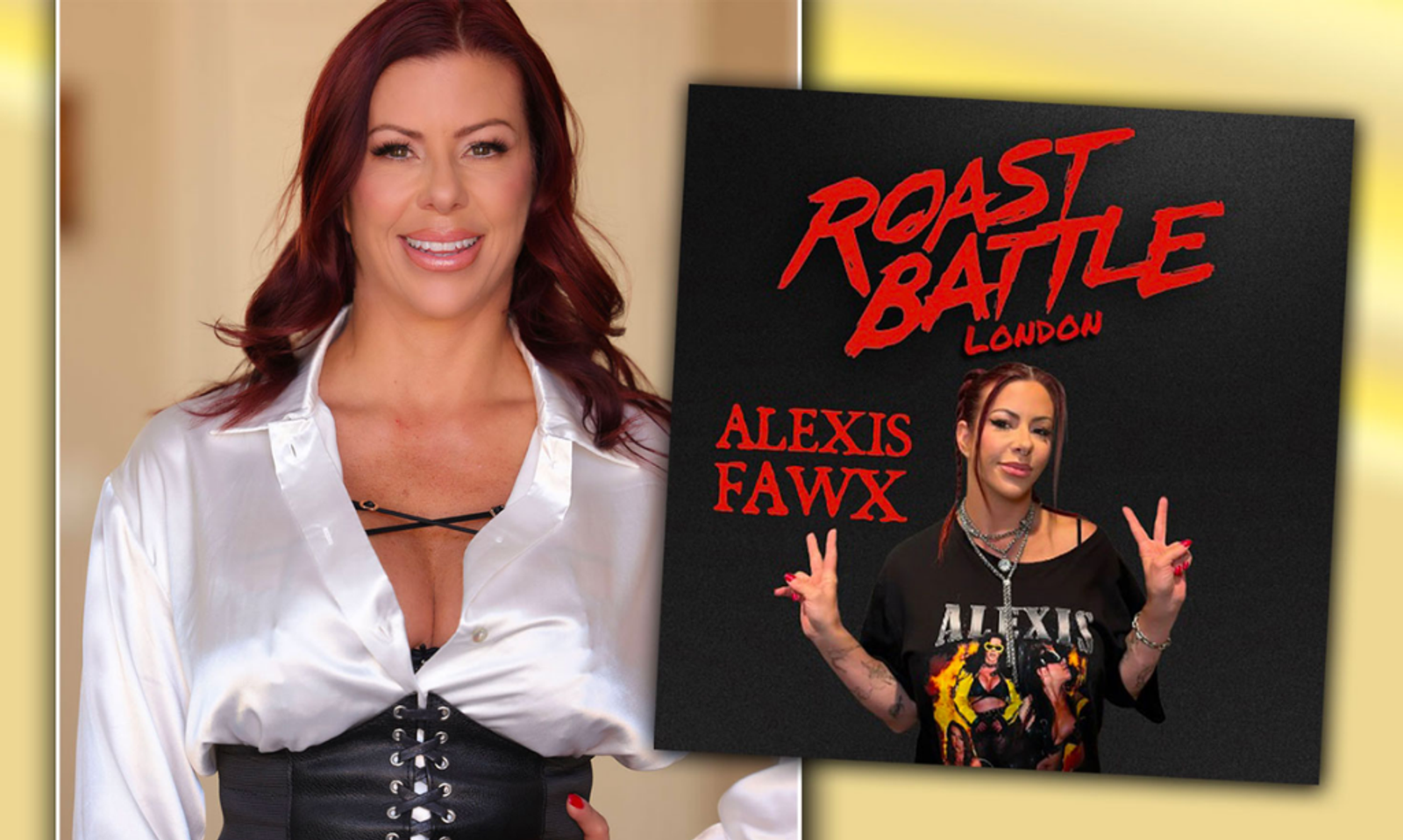 Alexis Fawx to Judge Roast Battle League London on August 29