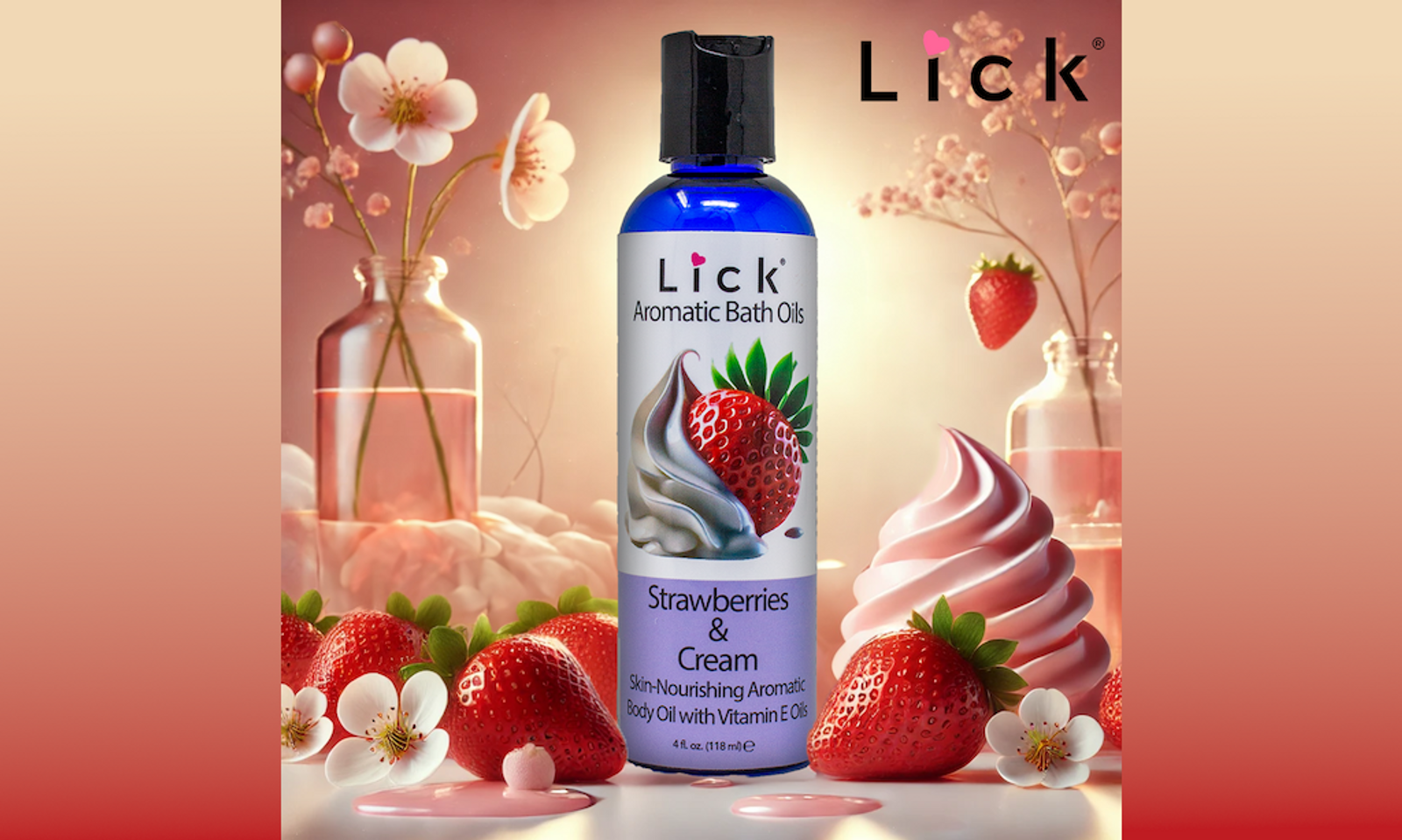Lick Debuts Scented Bath Oils