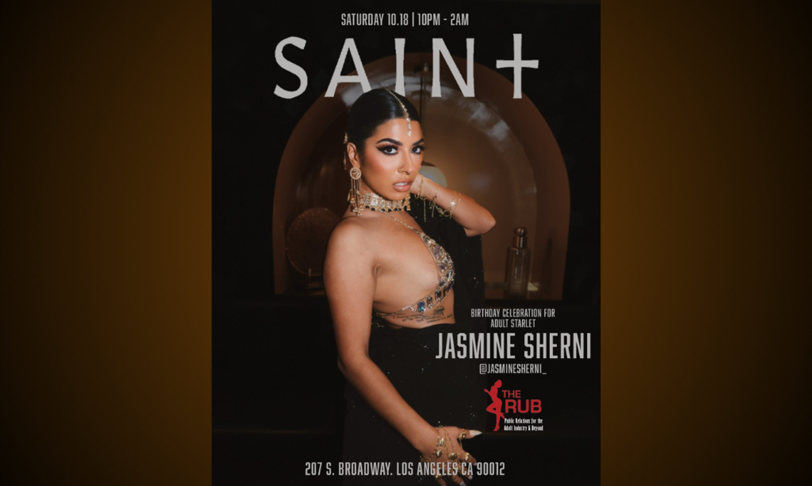 Jasmine Sherni Celebrates Birthday at Saint DTLA