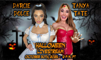 Tanya Tate, Darcie Dolce to Host Halloween Live Stream on Oct. 30