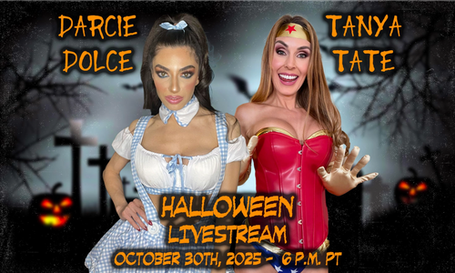 Tanya Tate, Darcie Dolce to Host Halloween Live Stream on Oct. 30