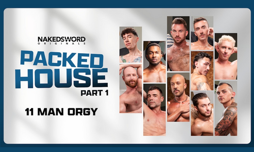 NakedSword Celebrates Hump Day With ‘Packed House’ Orgy Release