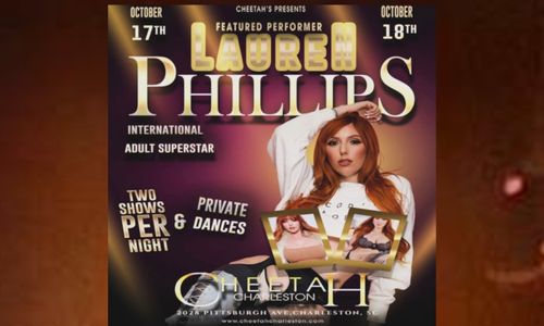 Lauren Phillips Headlines The Cheetah in Charleston This Weekend