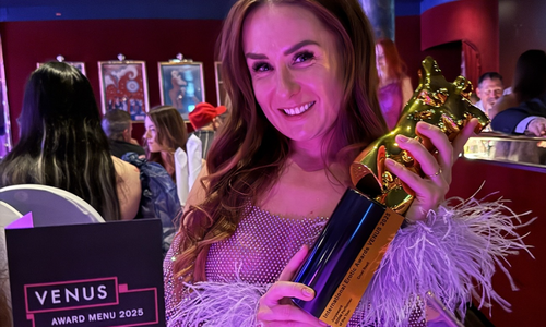 Cruel Reell Wins BDSM Performer of the Year at Venus Awards 2025