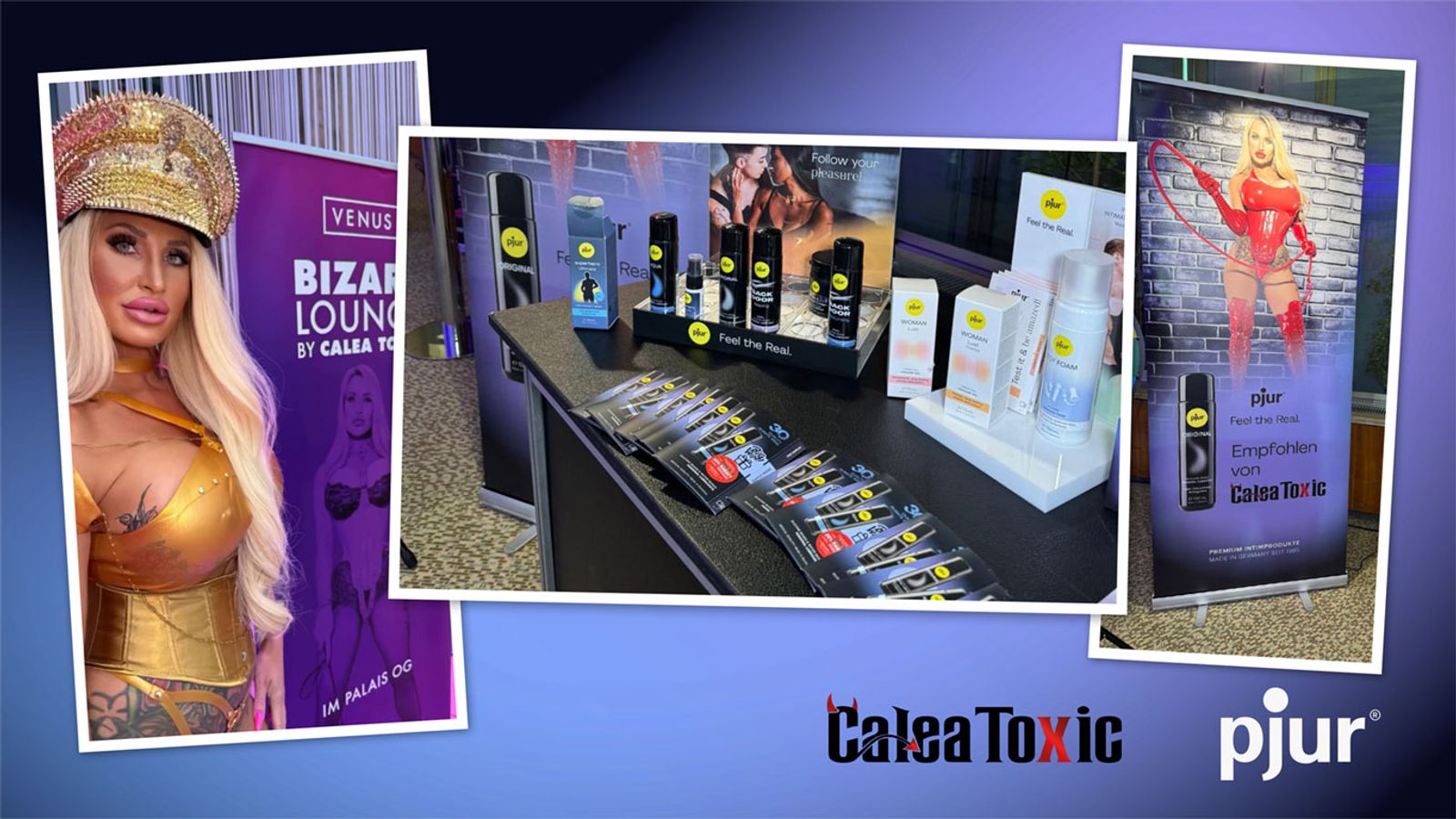 Calea Toxic, pjur Celebrate Successful Showing at Kinky Venus