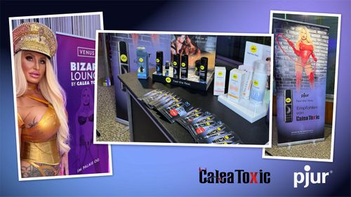 Calea Toxic, pjur Celebrate Successful Showing at Kinky Venus