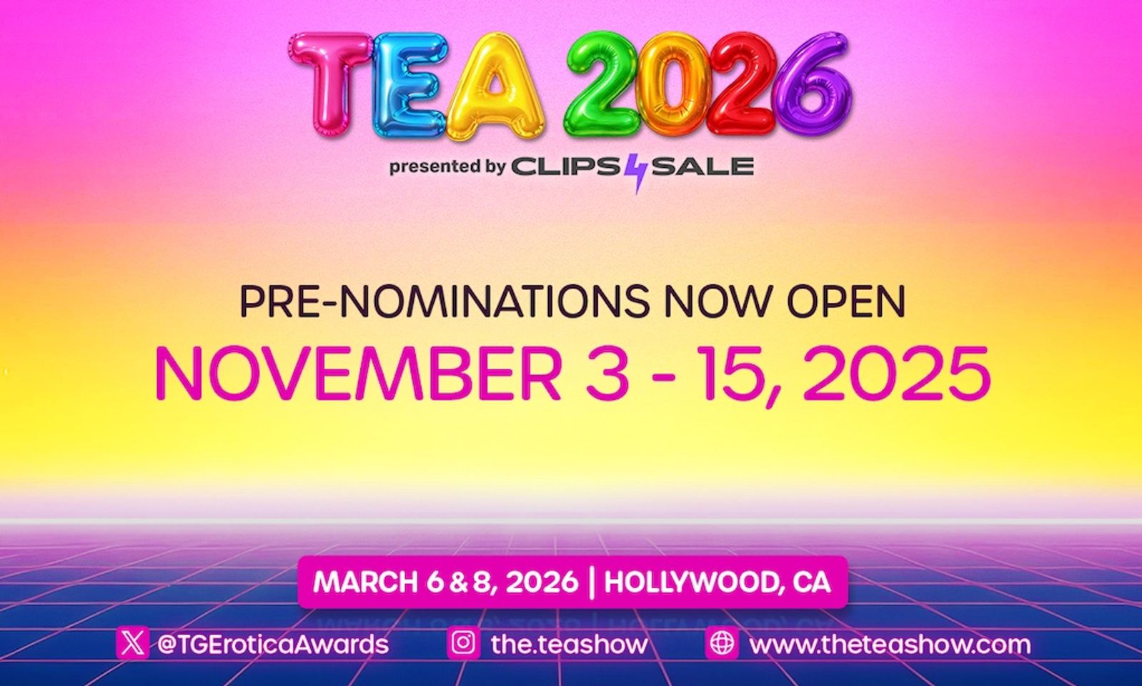 Pre-Nominations Now Open for 2026 Trans Erotica Awards