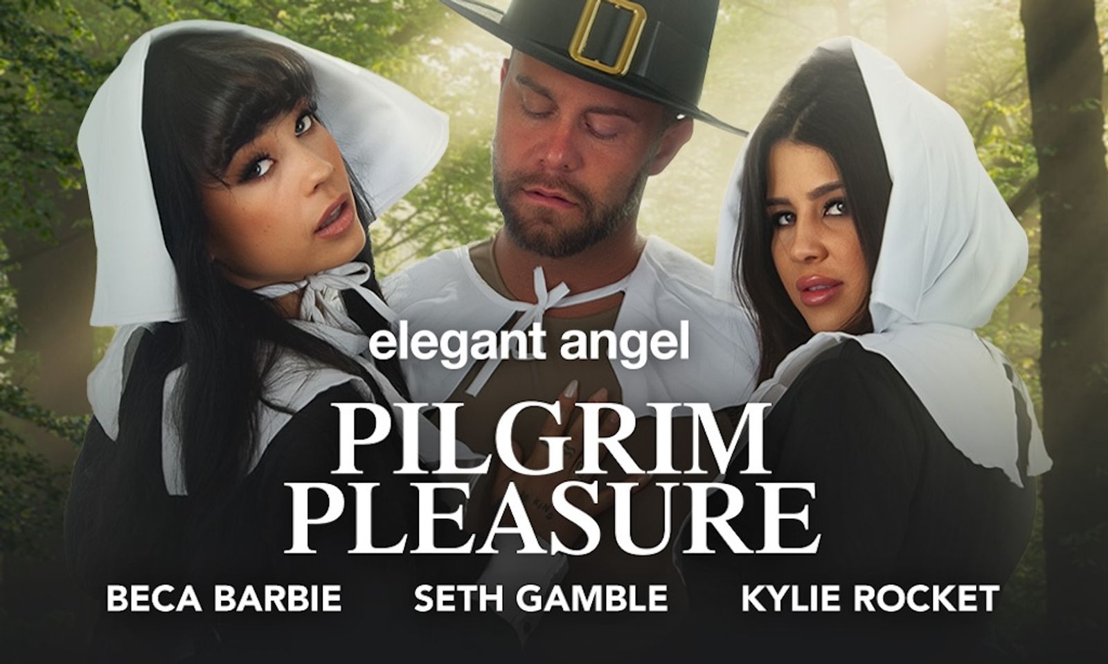 Kylie Rocket & Beca Barbie Play Pilgrims for Elegant Angel