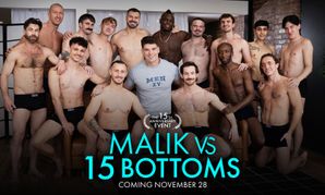 Men.com Unveils 'Malik vs. 15 Bottoms'