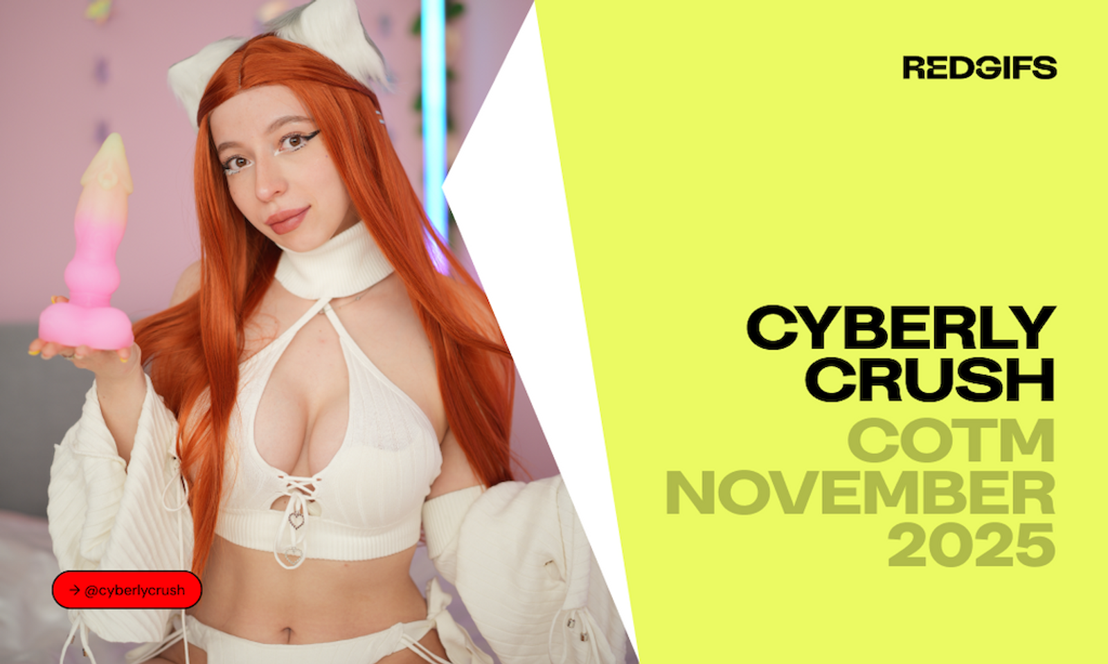 RedGIFs Names CyberlyCrush November Creator of the Month