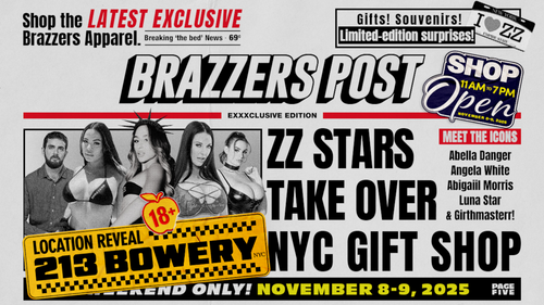 Brazzers Pop-Up Gift Shop Continues Sunday in NYC