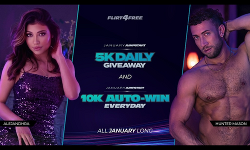 Flirt4Free Debuts ‘January Jumpstart’ Month-Long Daily Promotion