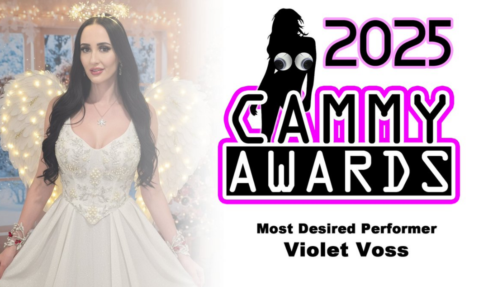 Violet Voss Wins Her First Cammy Awards Trophy