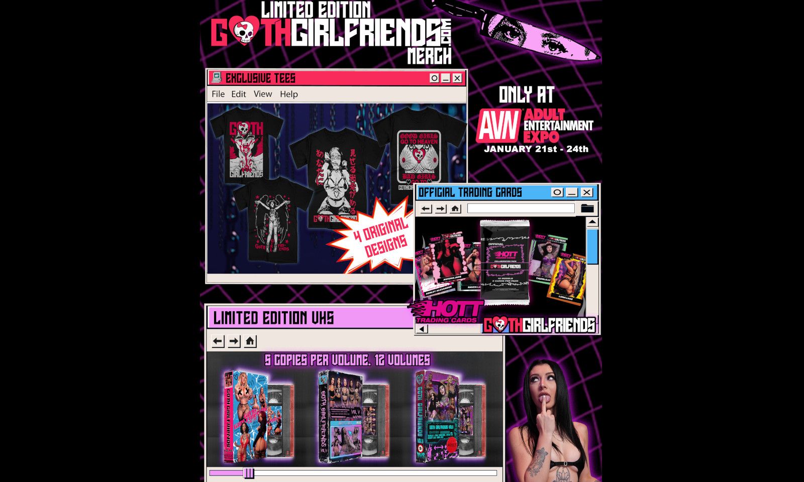 Goth Girlfriends to Host Booth at 2026 AVN Expo