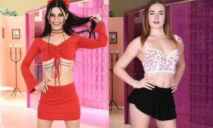 Kaitlyn Katsaros, Samantha Reigns Headline at DP Diva, PervCity