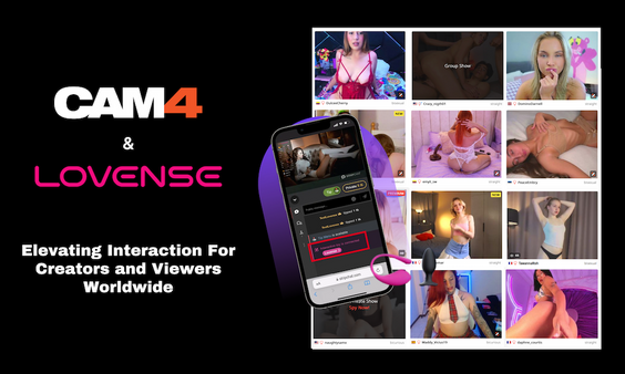 CAM4, Lovense Offer Interactive Tools to All Creators