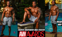 Dreads Way Up for Favorite Indie Male Creator at AVN Fan Awards