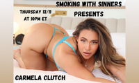 Carmela Clutch Guests on ‘Smoking With Sinners’ Podcast Tonight