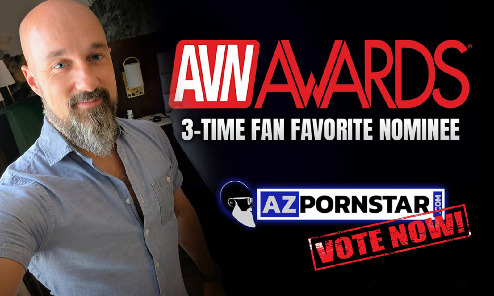 AZ Pornstar Up for Favorite Indie Male Creator at AVN Fan Awards