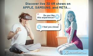 XLoveCam Enables VR Live Cam Capability on Consumer Headsets