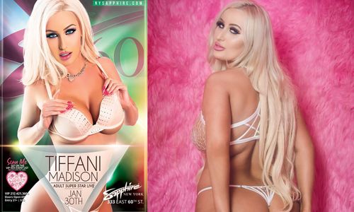 Tiffani Madison Returns to Sapphire 60 NYC on Friday