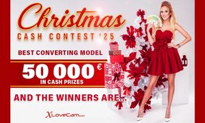 XLoveCam’s Christmas Cash Contest Winners Split €50K Prize