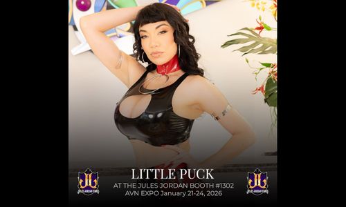 Little Puck Joins Jules Jordan Video at 2026 AVN Expo