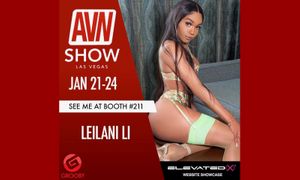 Leilani Li Signs for Grooby, More Riches at 2026 AVN Expo