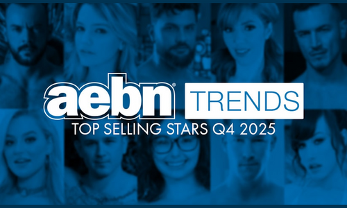 AEBN Names Top Ten Stars for 2025 Q4 in Straight, Gay Theaters