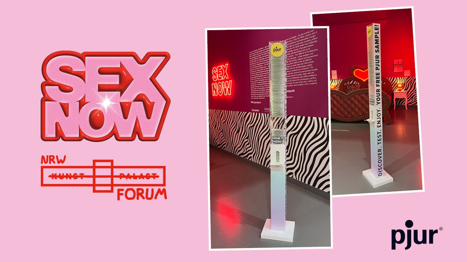 pjur Presents New SachetCard Dispenser at Sex Now Exhibition