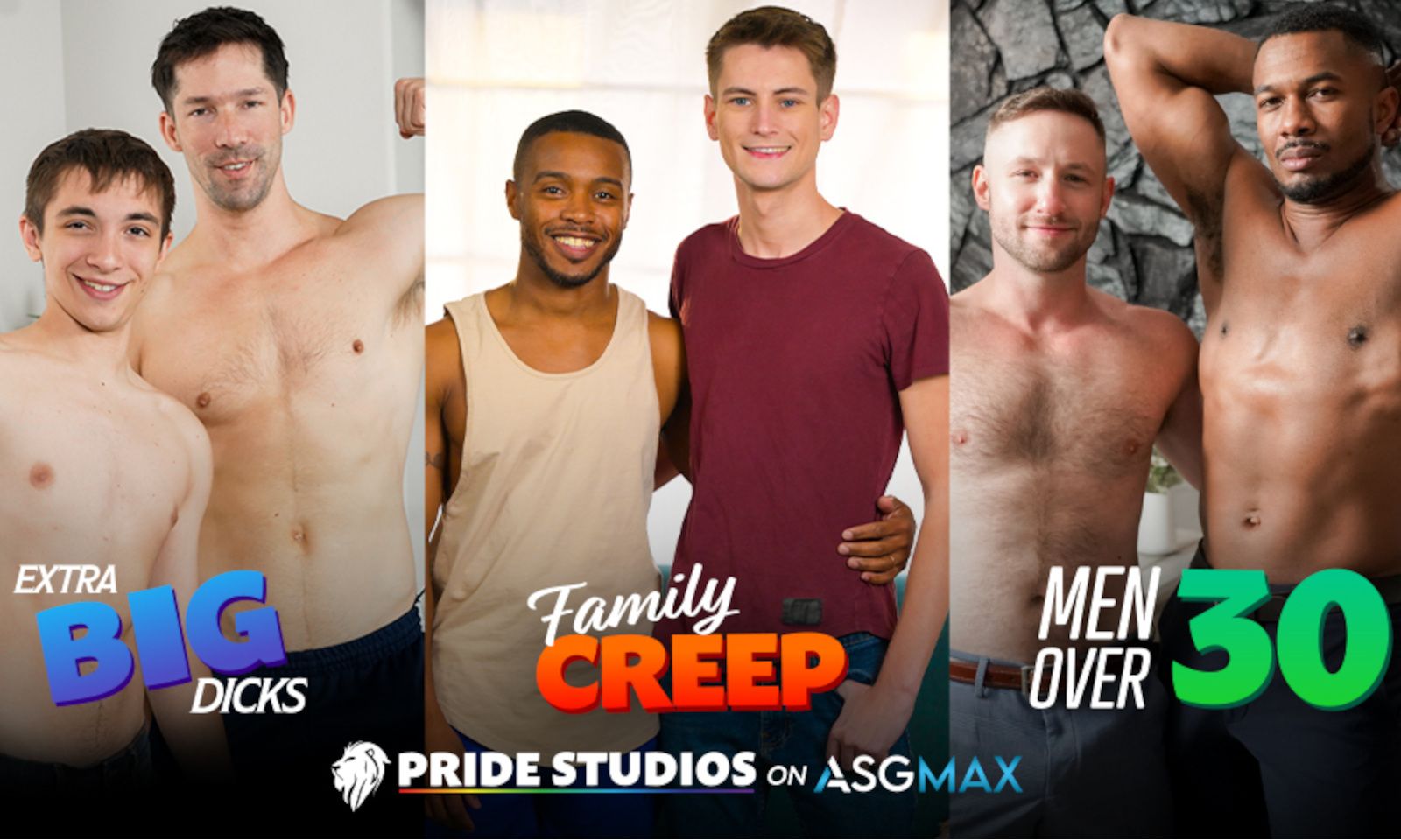 Pride Studios Releases Three New Scenes on ASGmax