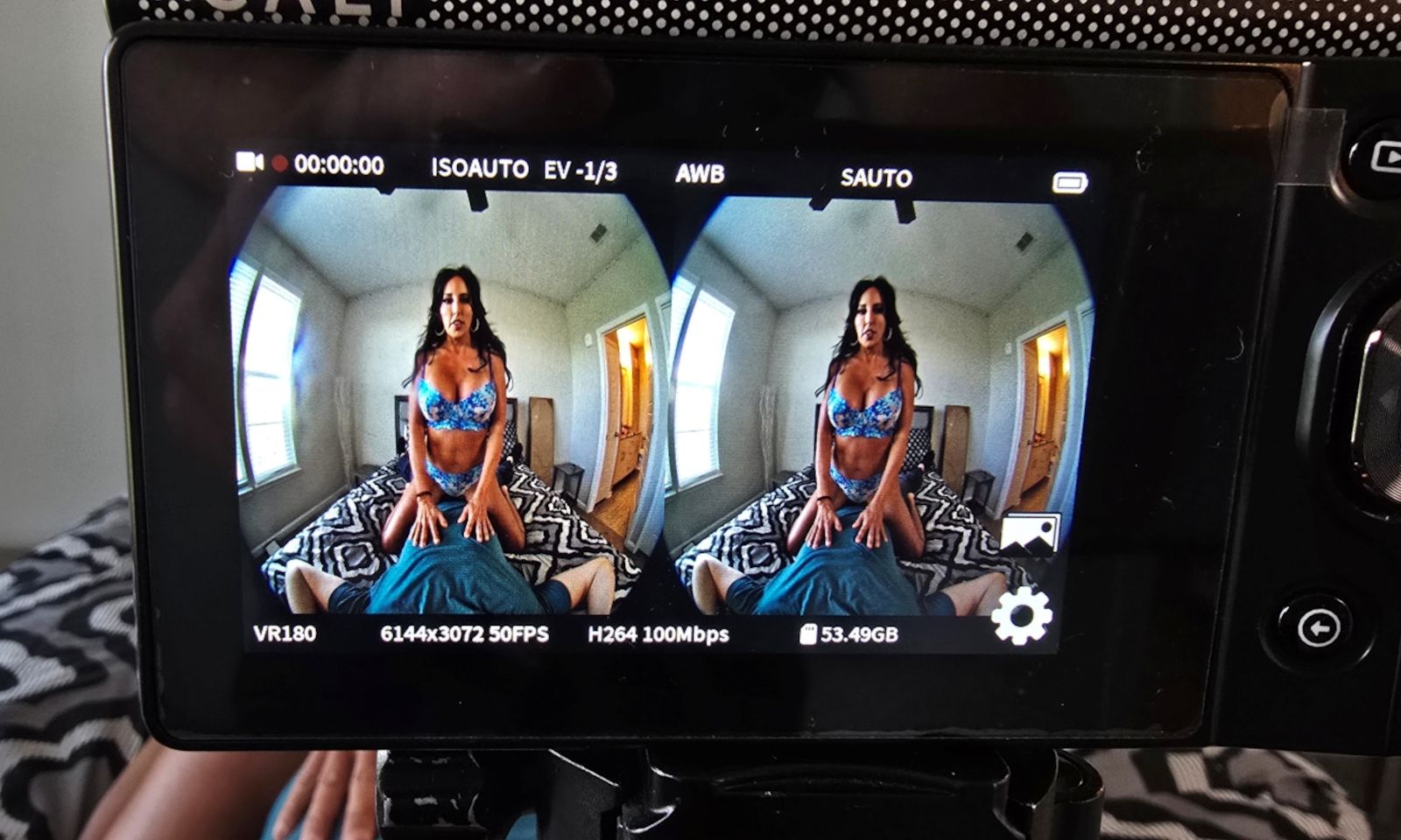 Abi James Joins Johnny Blaster in New VR Scene on OnlyFans