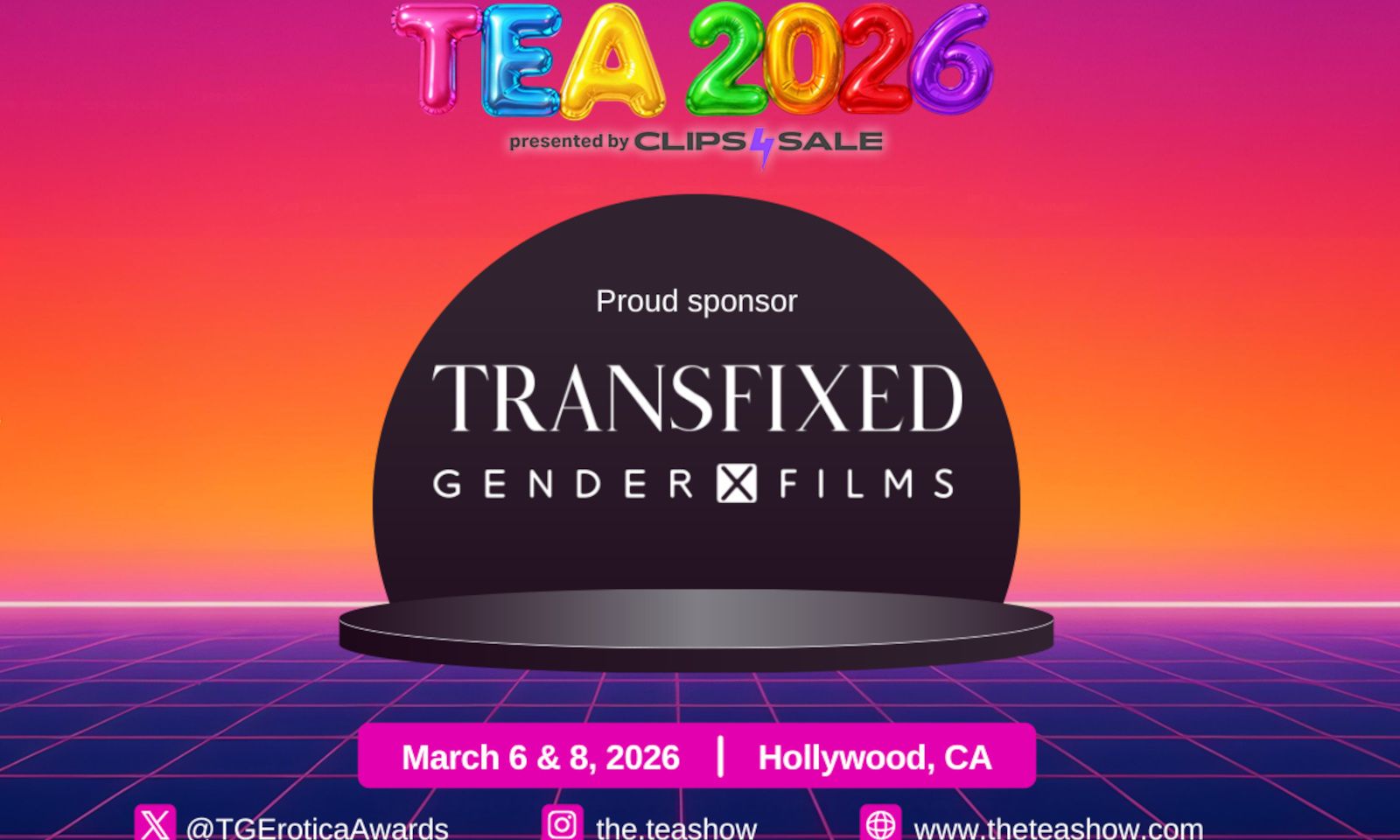 Transfixed, GenderXFilms Named Platinum Sponsors of 2026 TEAs